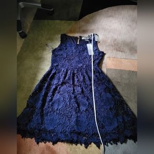 Fit and flare lacy dress